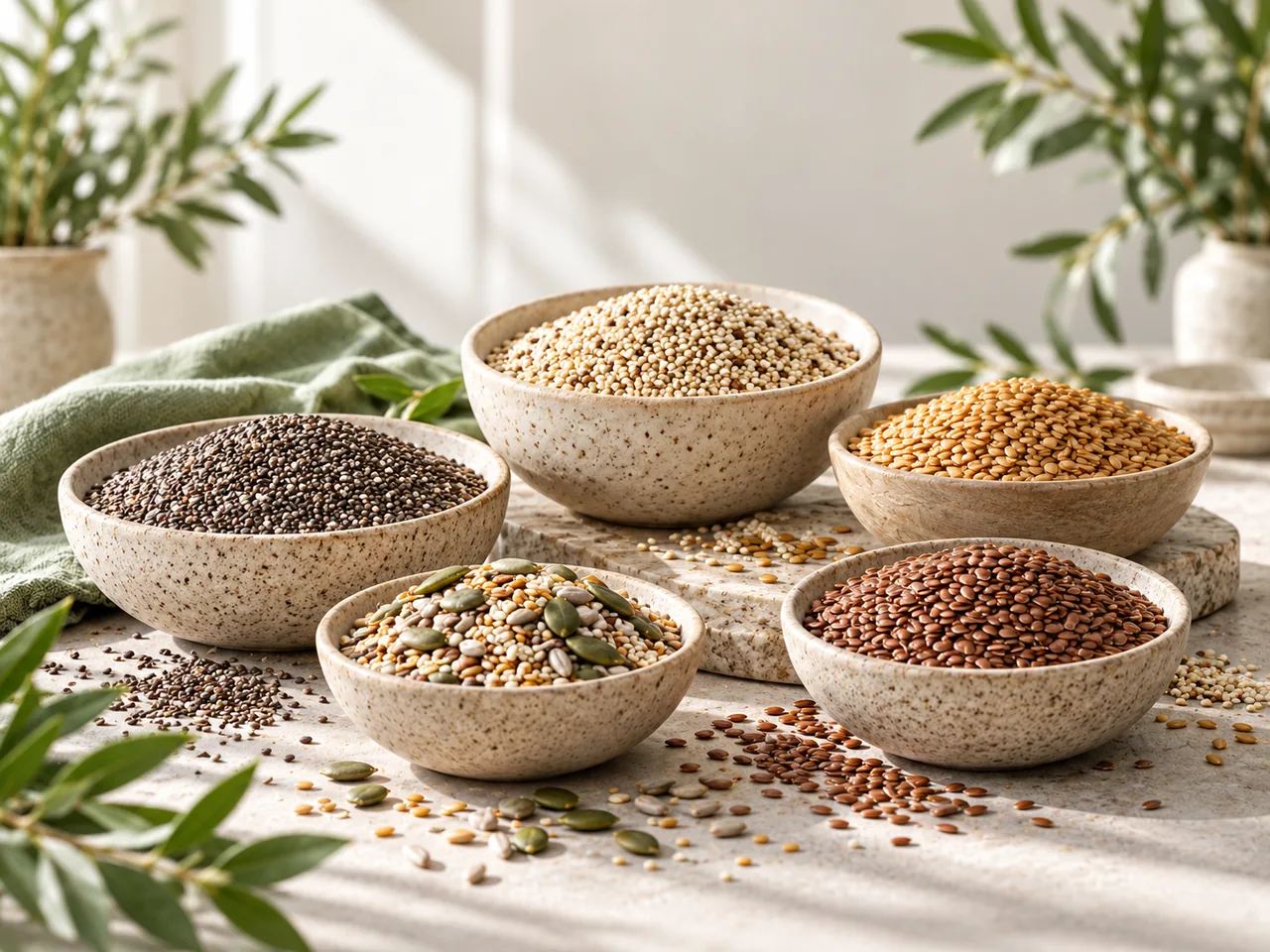 Private label chia quinoa flax and seed mix supplier Europe