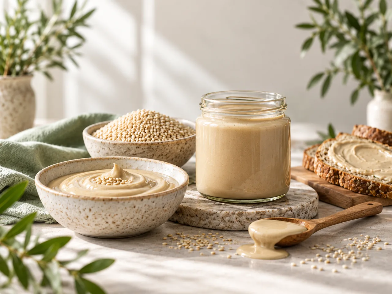 Private label tahini sesame and seed spreads manufacturer Europe